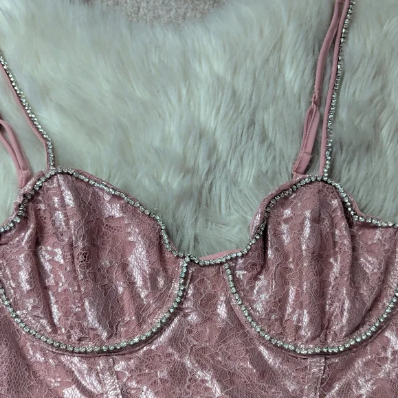 NWT For Love and Lemons Shai Maxi Gown Dress - Picture 8 of 16